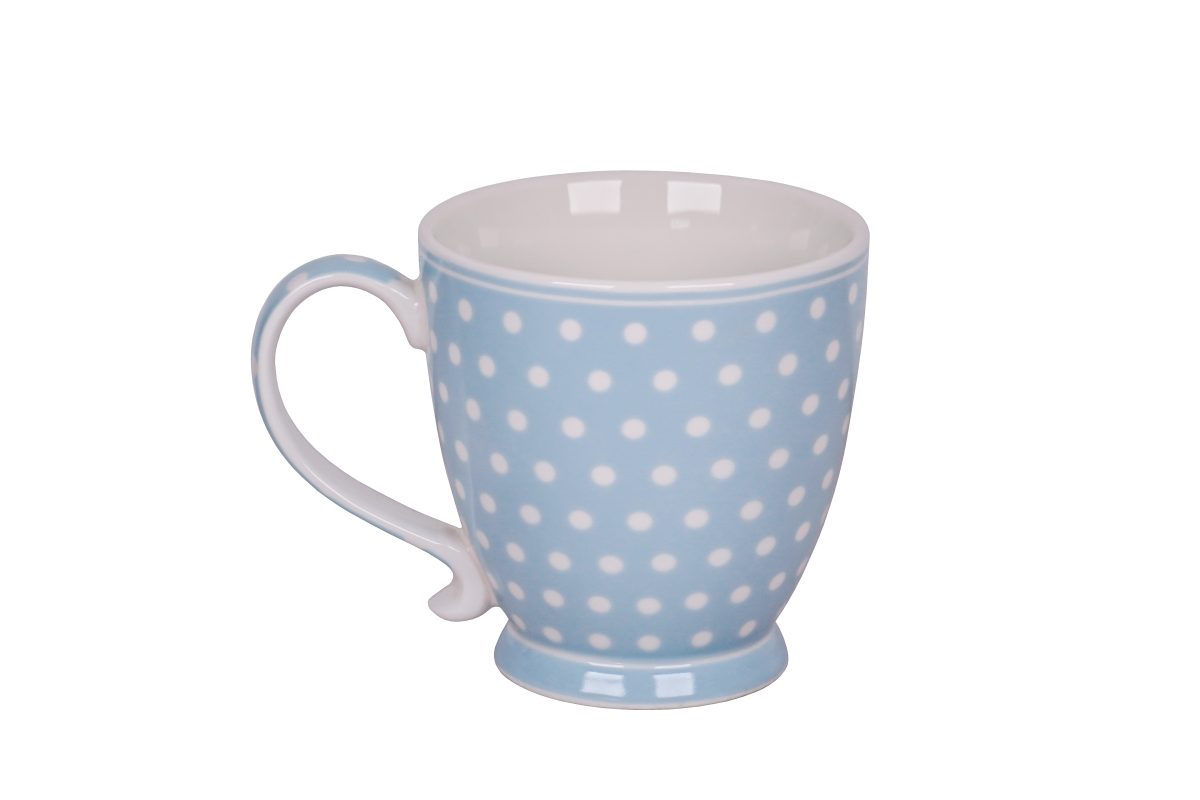 Posliinimuki Polka dot blue Isabelle Rose