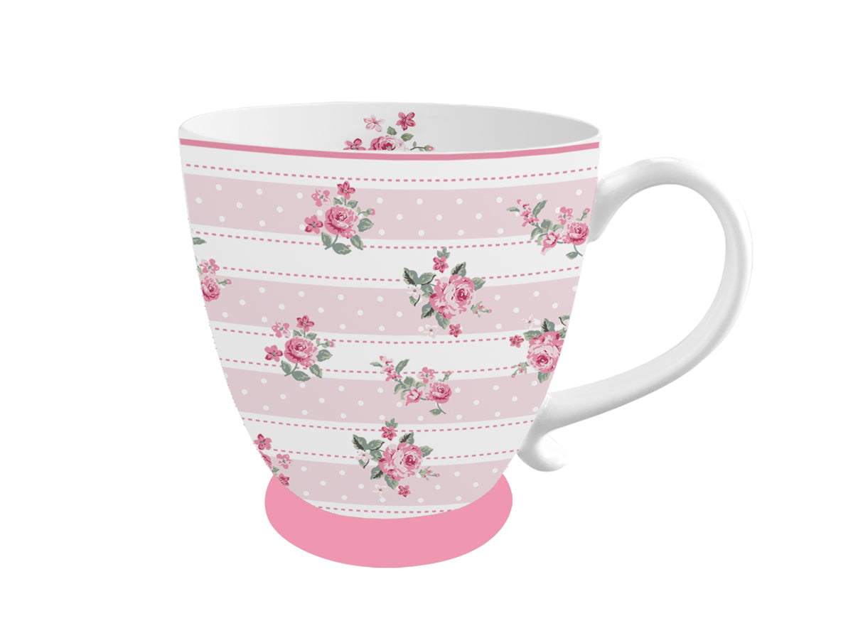 Posliinimuki Bella stripe 430ml Isabelle Rose