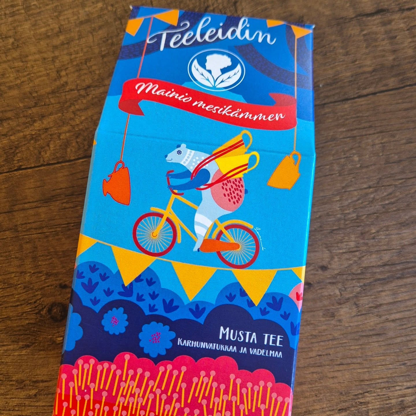 Musta tee Mainio Mesikämmen 60g Teeleidi