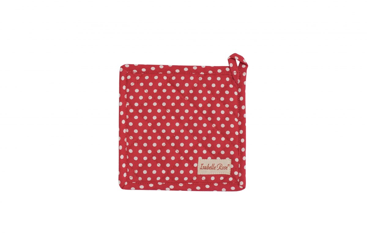 Patalappu Polka dot punainen