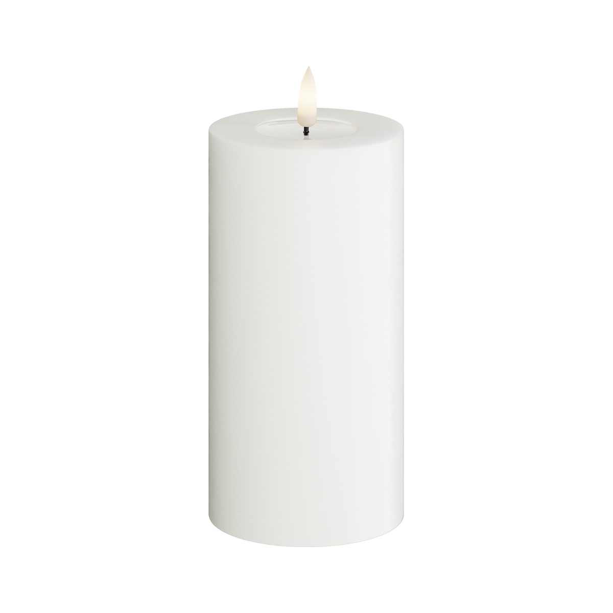 Led-Pilarikynttilä valkoinen Deluxe Homeart