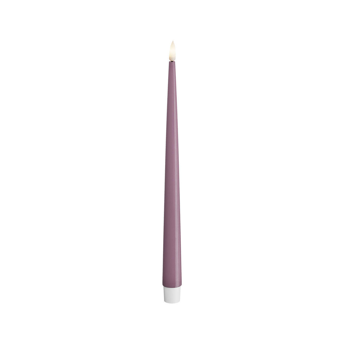 Led-kruunukynttilä Shiny Light purple Deluxe Homeart