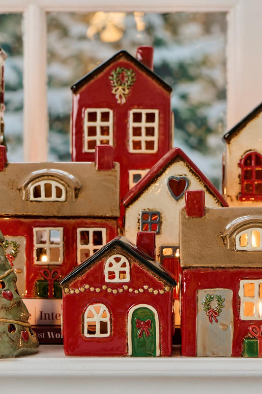 Talolyhty Stillenat punainen vihreällä kaariovella Ib Laursen