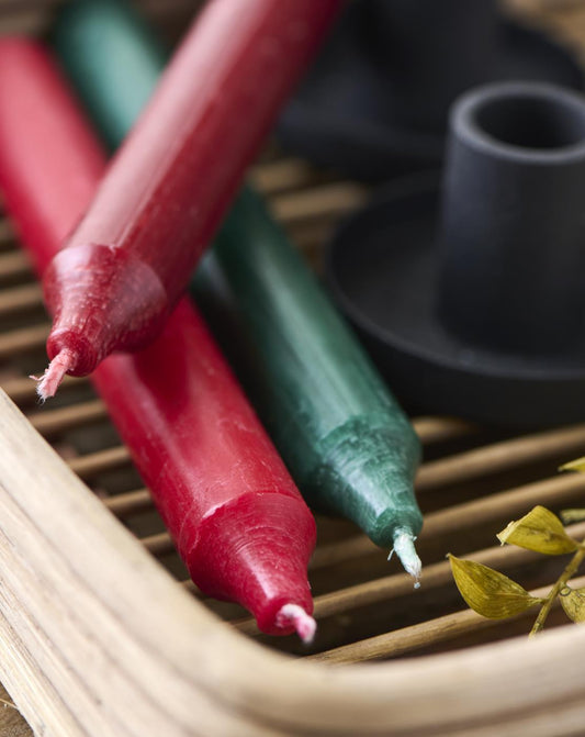 Kattauskynttilä Red Rustic