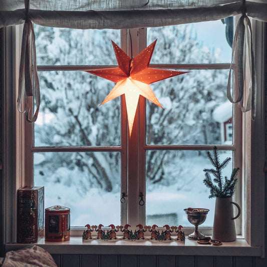 Ikkunatähti oranssi 60cm