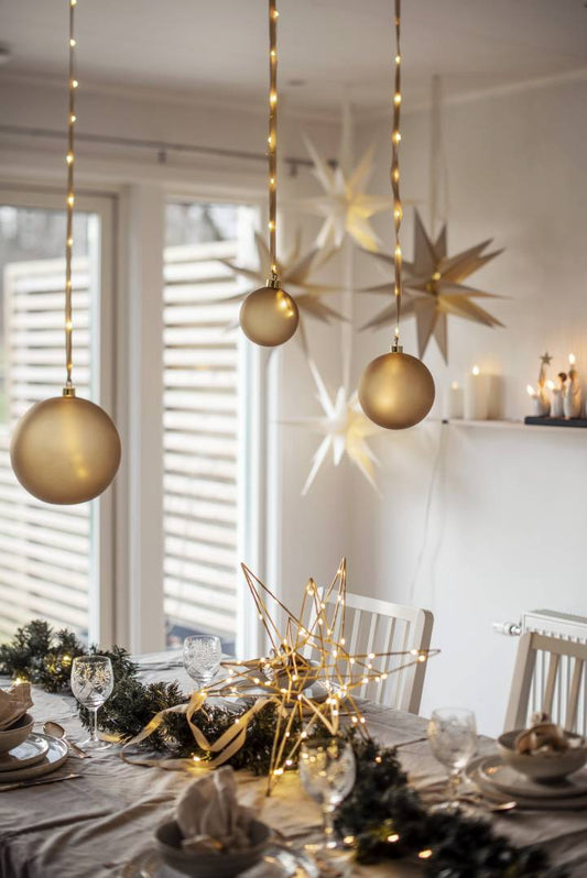 Bliss lasipallo 20cm kulta