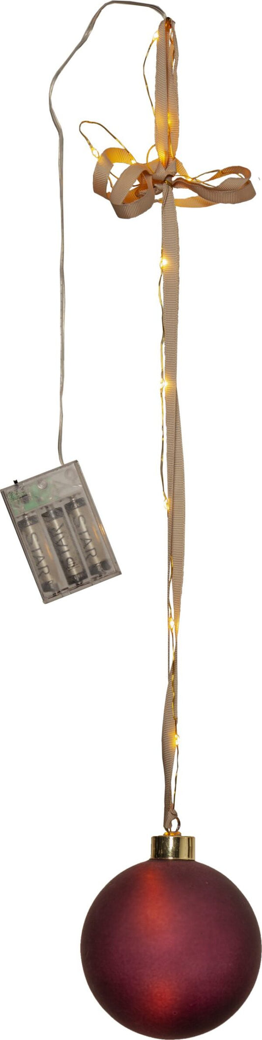 Bliss lasipallo 10cm punainen