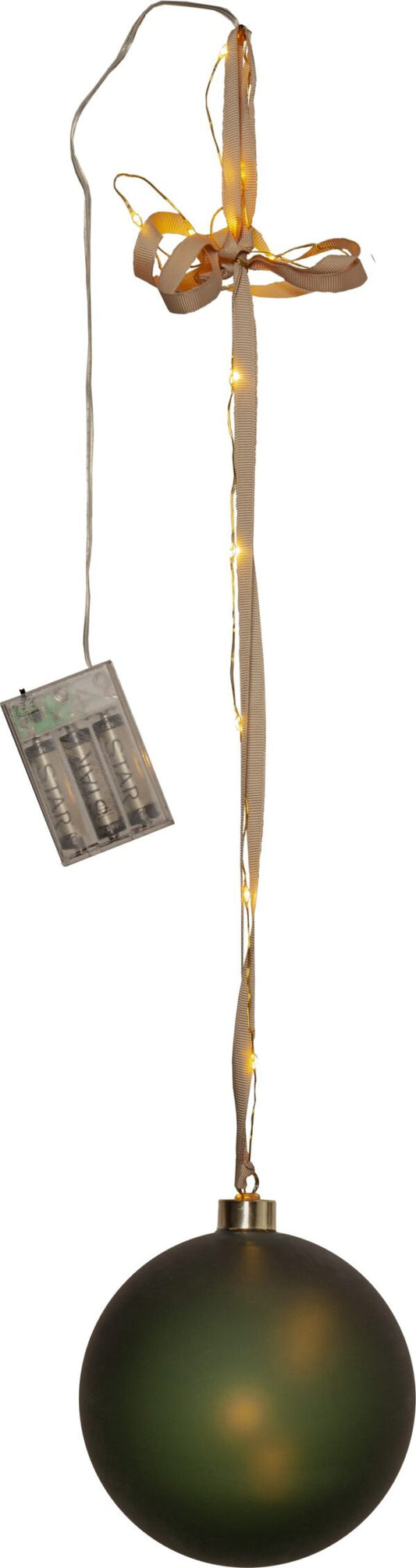 Bliss lasipallo 15cm vihreä