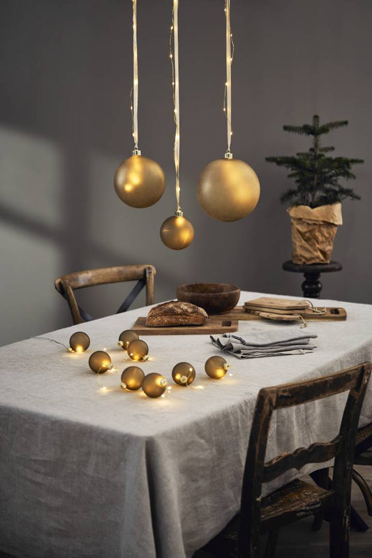 Bliss lasipallo 15cm kulta