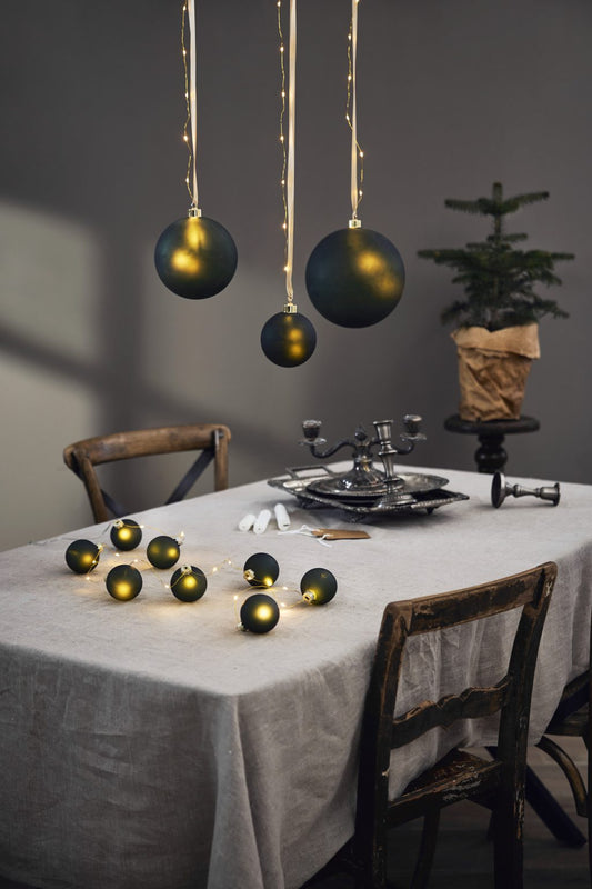 Bliss lasipallo 10cm vihreä