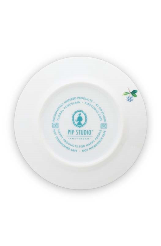 Pip Studio lautanen 17cm Blushing Brids white