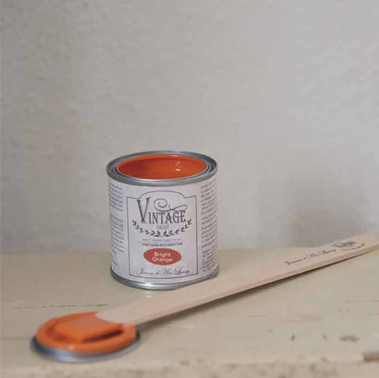 Kalkkimaali Bright Orange 100ml Vintage Paint