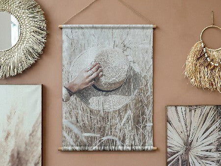 Canvastaulu olkihattu Chic Antique