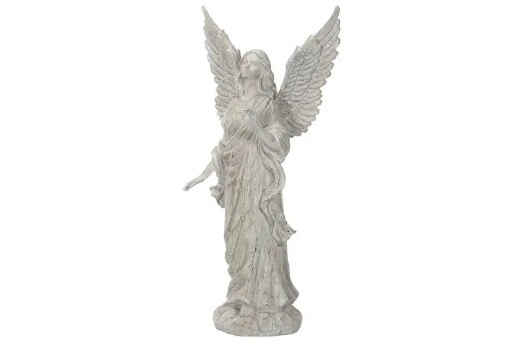 Enkeli Madonna 41cm antiikinharmaa