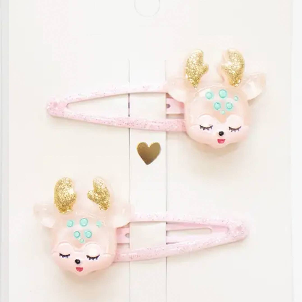 Hiusklipsi Peura roosa 2kpl/pkt