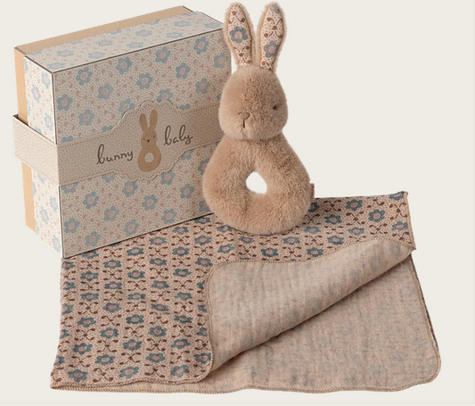 Maileg Pupuhelistin & uniriepu lahjapakkaus Beige