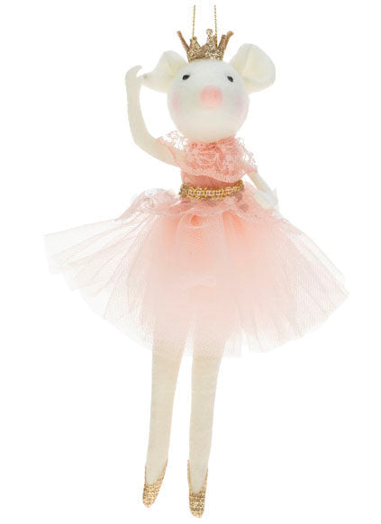 Hiiriballerina kruunulla 18cm Weiste