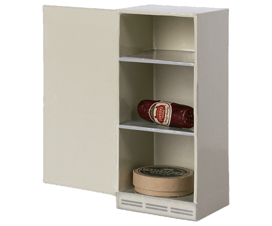 Maileg luonnonvalkoinen jääkaappi