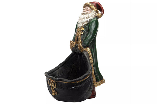 Joulukoriste Joulupukki ja lahjasäkki