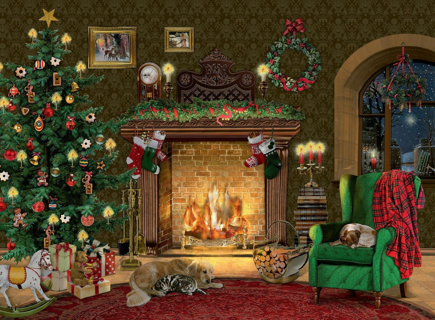 Joulukalenteri At the Fireplace A4