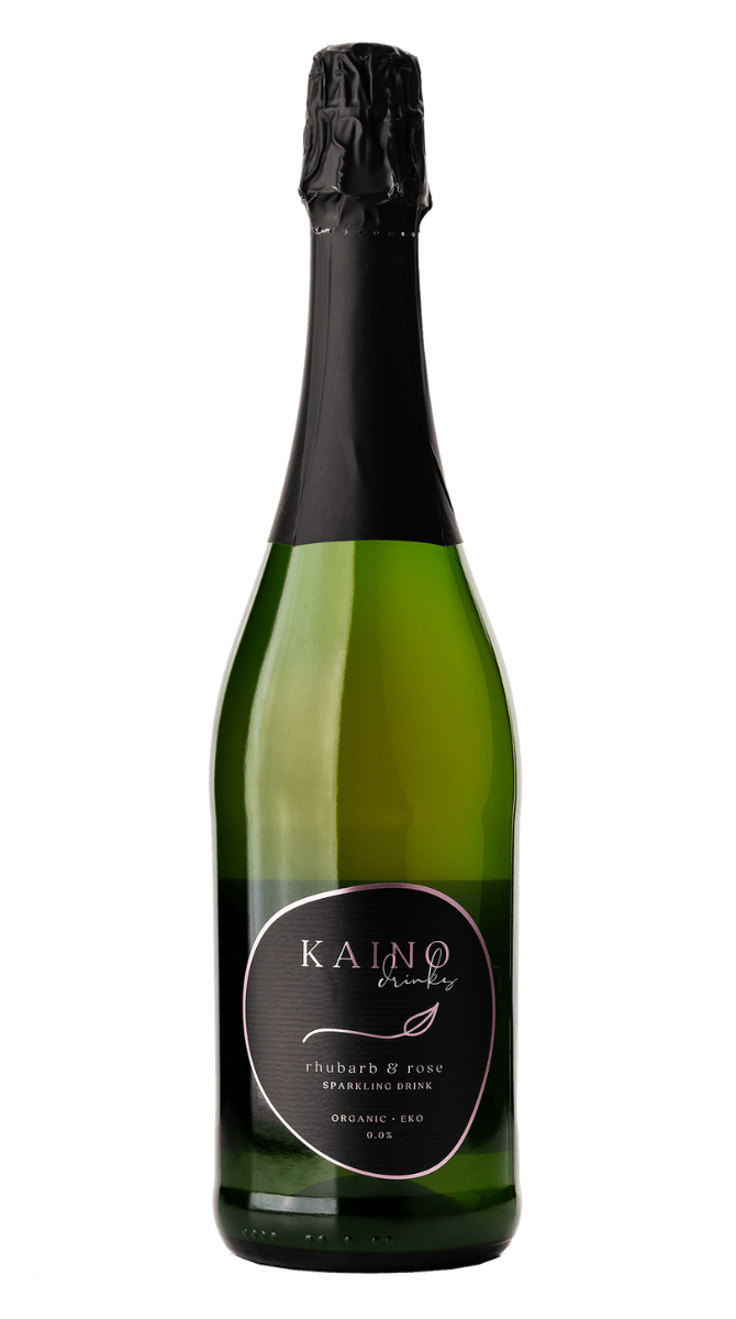 KAINO Raparperi & Ruusu Luomukuohujuoma 0,0% 0,75L