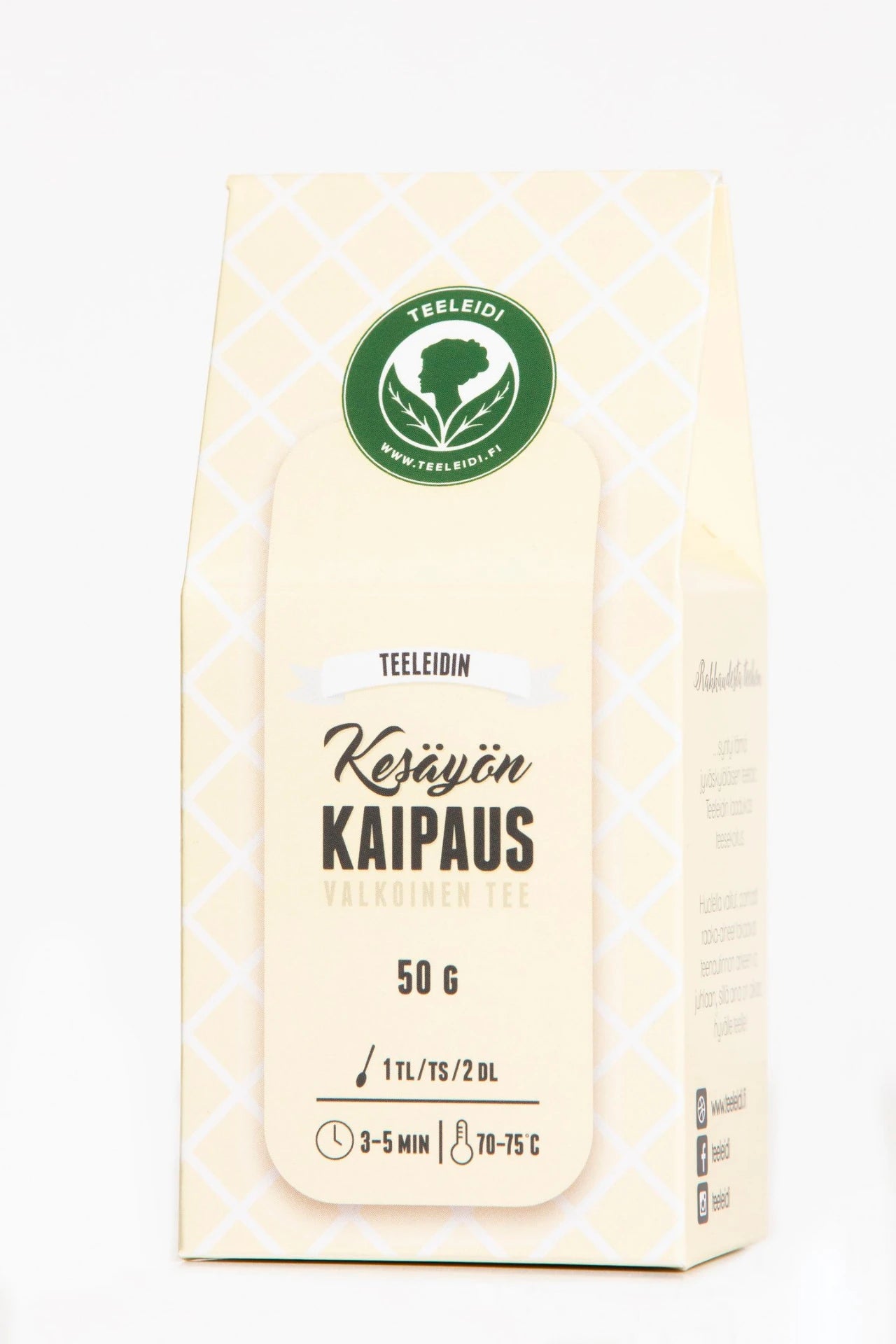 Valkoinen tee Kesäyön kaipaus