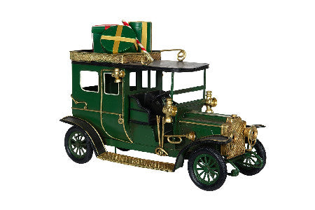 Joulukoriste Klassikkoauto vihreä