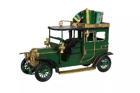Joulukoriste Klassikkoauto vihreä