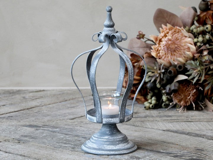 Tuikkulyhty Kruunu jalallinen Chic Antique