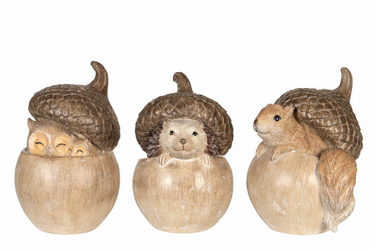 Tammenterho ja metsän eläimet 17cm