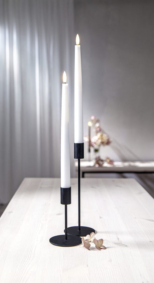 Led-antiikkikynttilä valkoinen 2kp/pkt