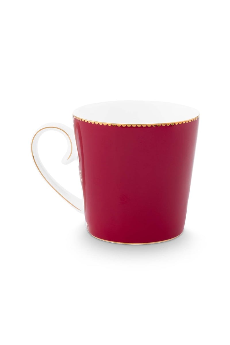 Pip Studio muki Love Birds Love Deer dark red 250ml