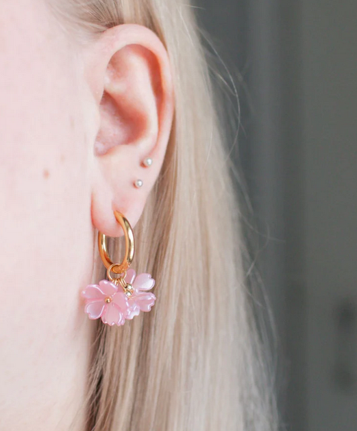 Noelle-korvakorut Liila Smiling Design