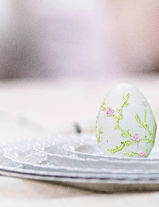 Pääsiäismuna koriste roosa 6,5cm