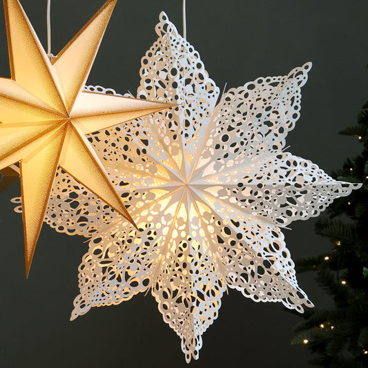 Paperitähti Pitsi cream 60cm Chic Antique