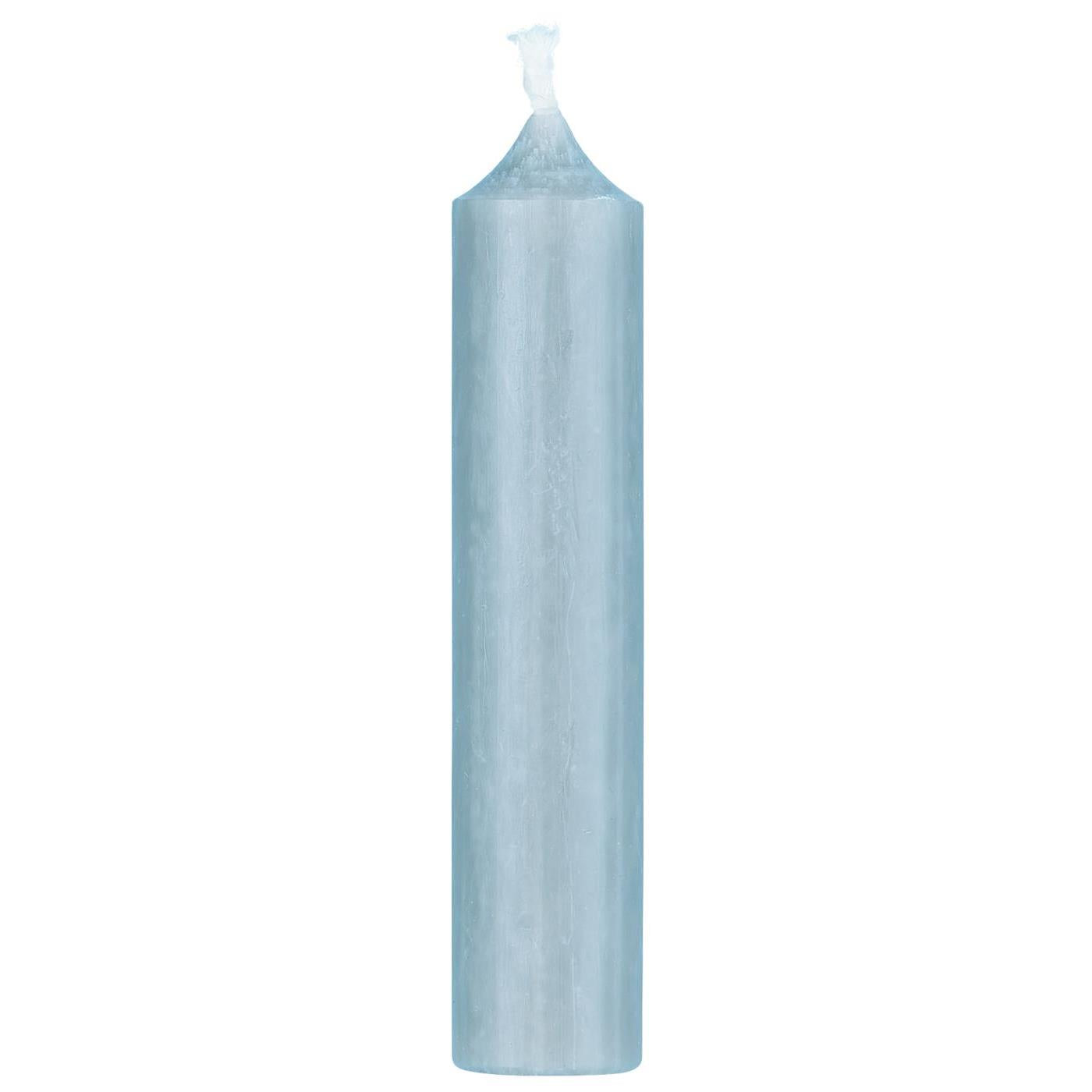 Pätkäkynttilä Rustic light blue