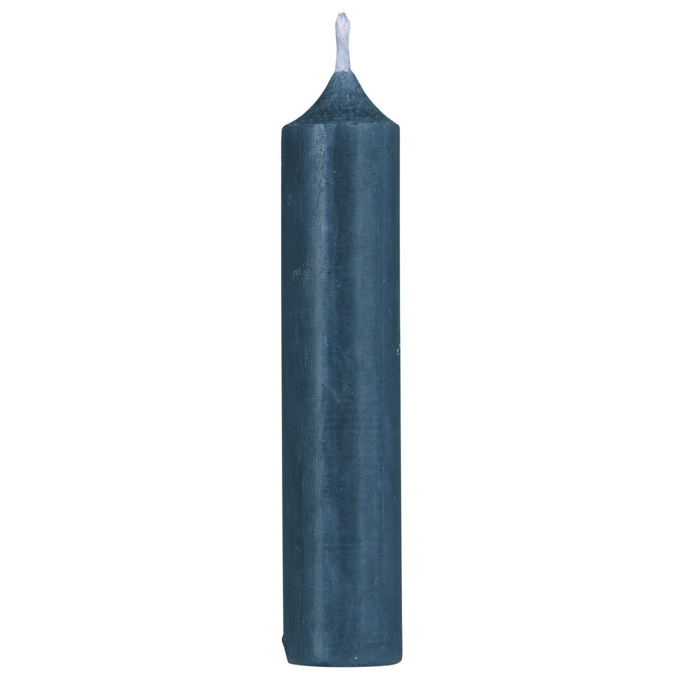 Pätkäkynttilä Rustic dusty blue