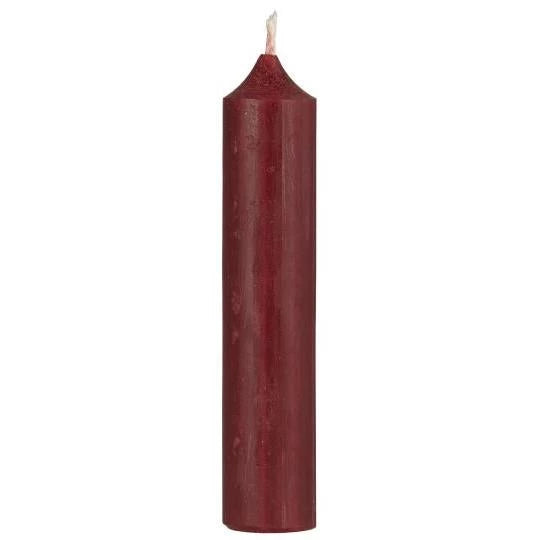 Pätkäkynttilä Rustic bordeaux