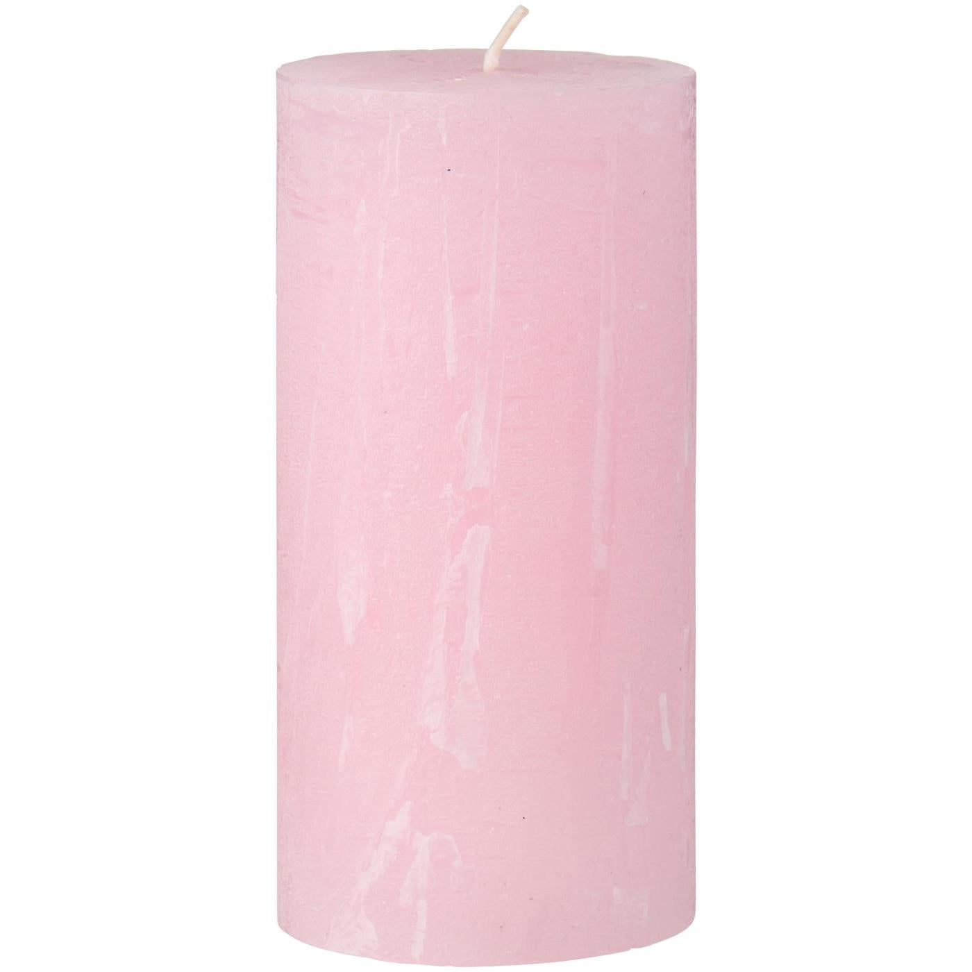 Pilarikynttilä light pink 14cm