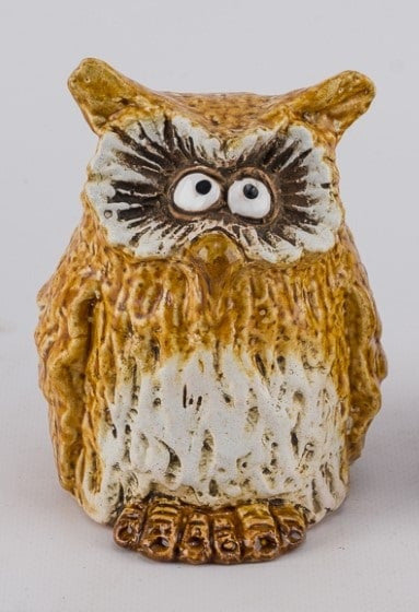 Keramiikka pöllö 12,5cm