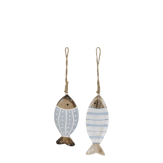 Puiset kalakoristeet 2kpl Chic Antique