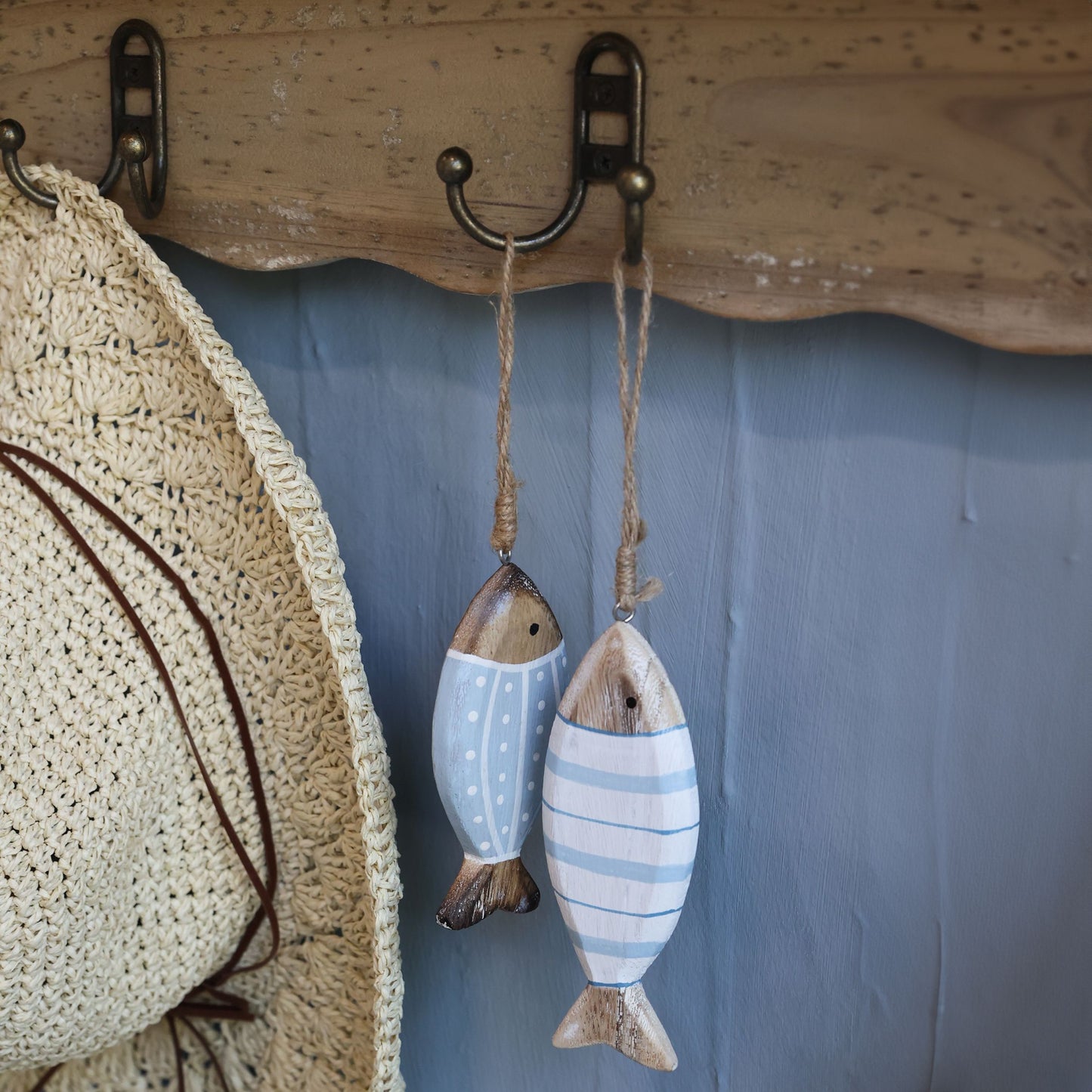 Puiset kalakoristeet 2kpl Chic Antique