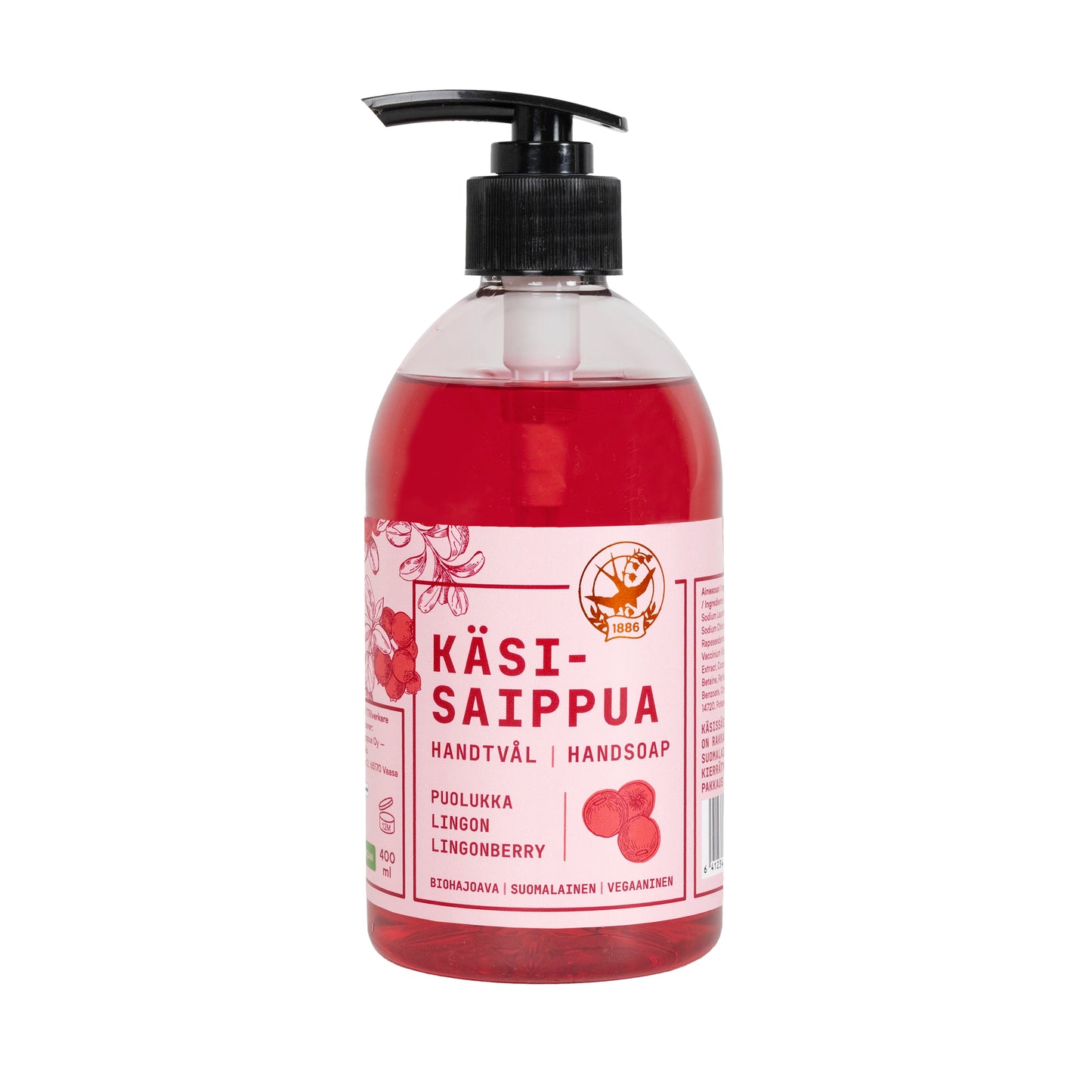 Käsisaippua Puolukka 400ml