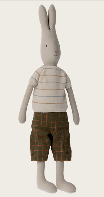 Maileg Pupupoika ruutuhousuissa 75cm