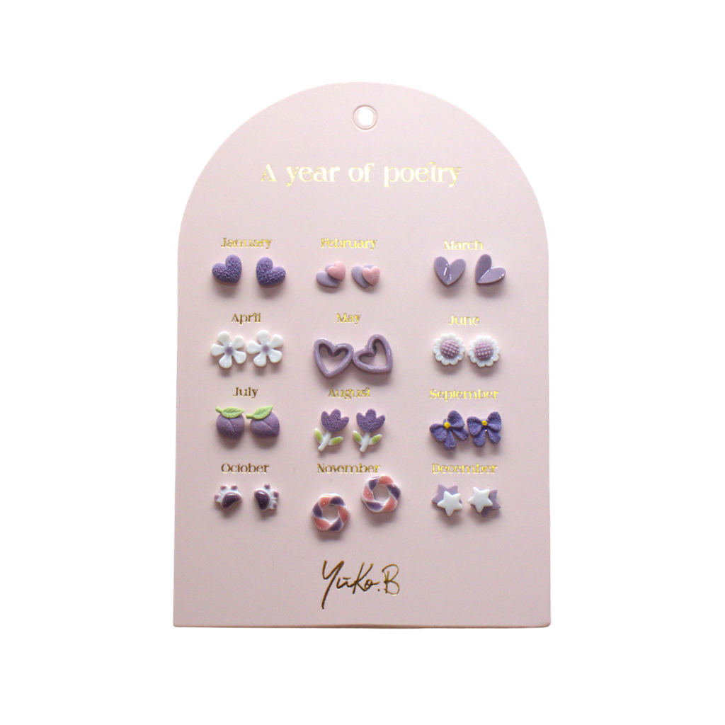 Korvakorut Purple 12 paria/pkt