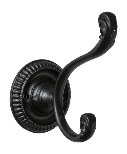 Vaatekoukku valkoinen tai musta Villa Weiste