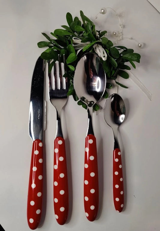 Ruokahaarukka punainen Isabelle Rose Home