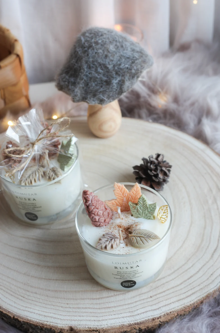 Ruska soijavahakynttilä Loimutar