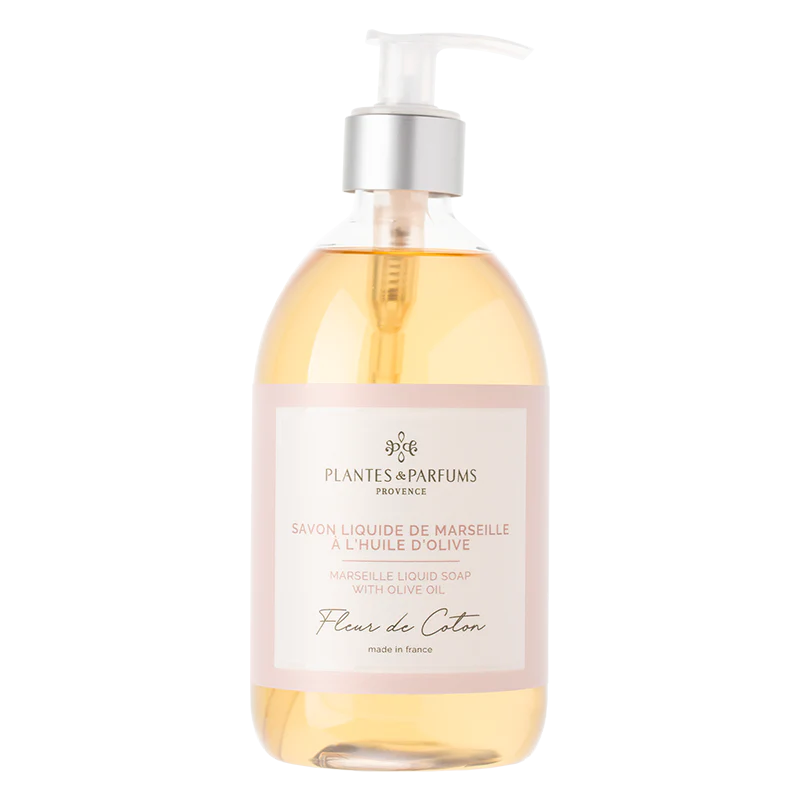 Nestesaippua Puuvillankukka 500ml Plantes & Parfums Provence
