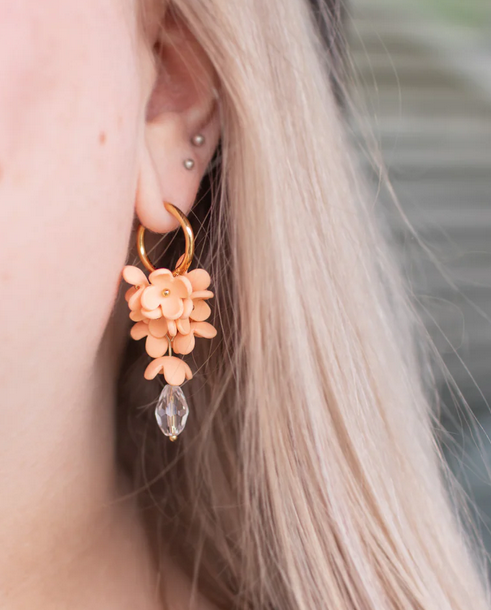 Selena-korvakorut vaaleankeltainen Smiling Design